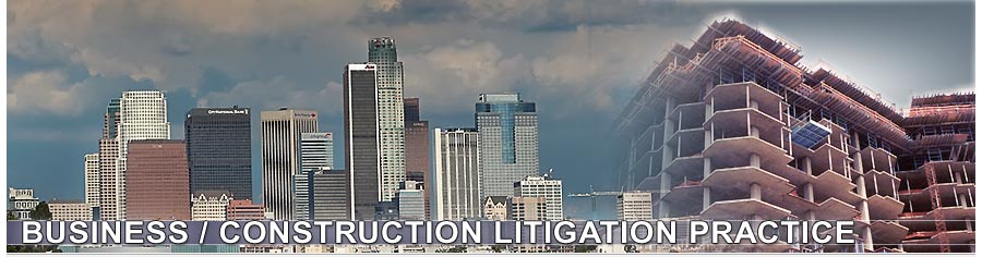 Business, Construction Litigation Services